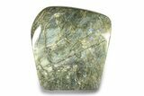 Flashy, Free-Standing Polished Labradorite - Madagascar #268094-1